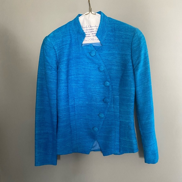 Blue skirt suit | Size 4 - Picture 5 of 11